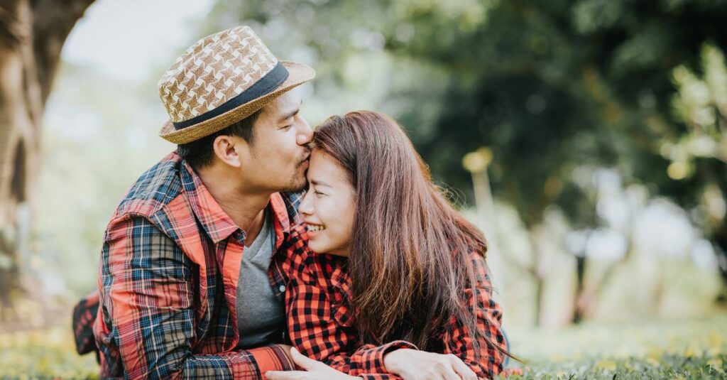 Man demonstrating emotional intimacy and vulnerability in relationship through modern masculinity