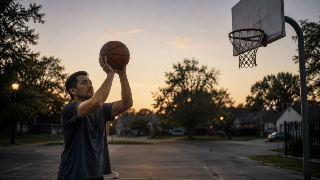 Golden-Hour-Basketball-Practice